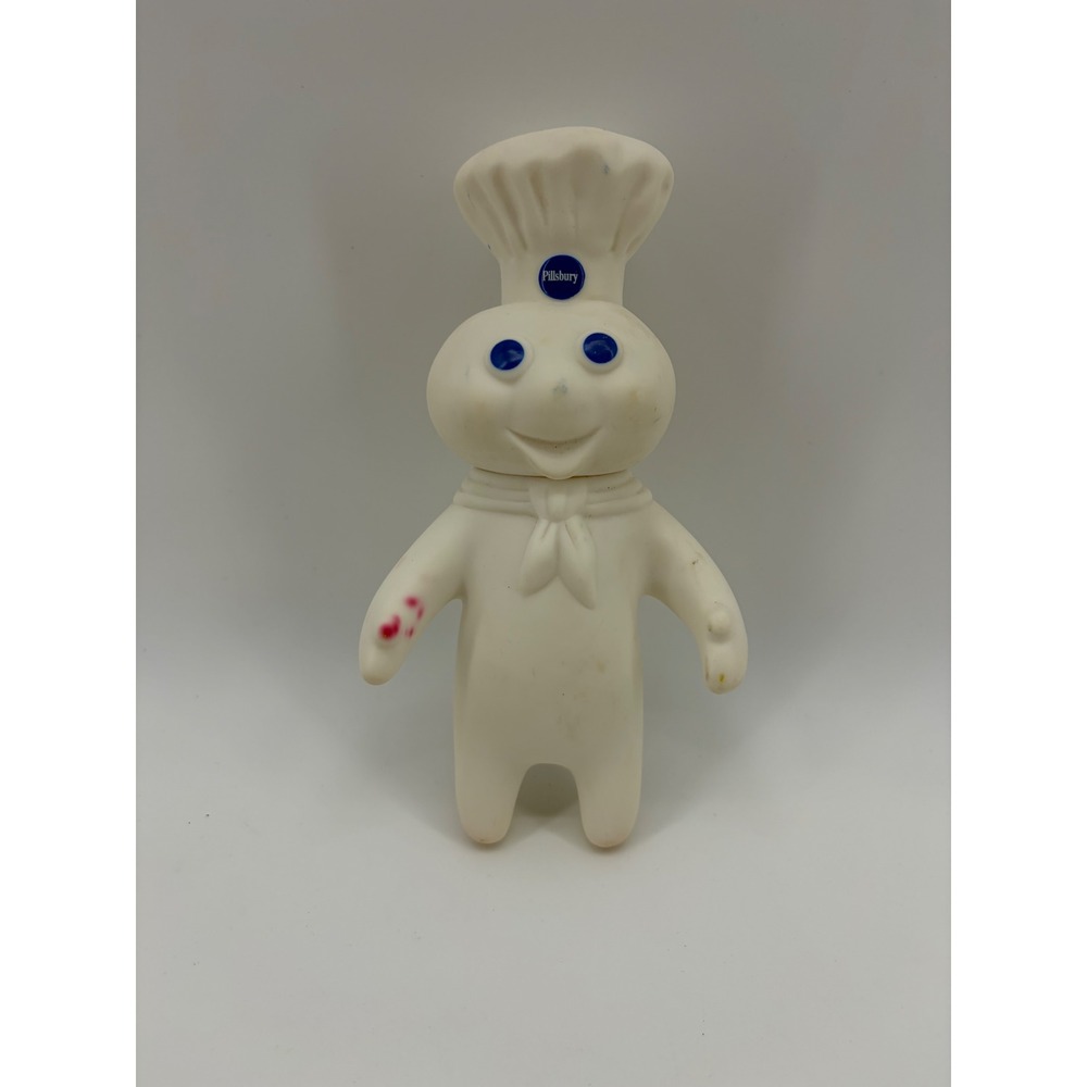 Pillsbury Doughboy Squeeze Toy Unisex 7 Inch White 1971 Vintage Poppin Fresh